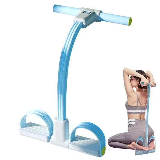 The Bauhaus 6-Tube Sculpting Resistance Band with Intelligent LED Tracking