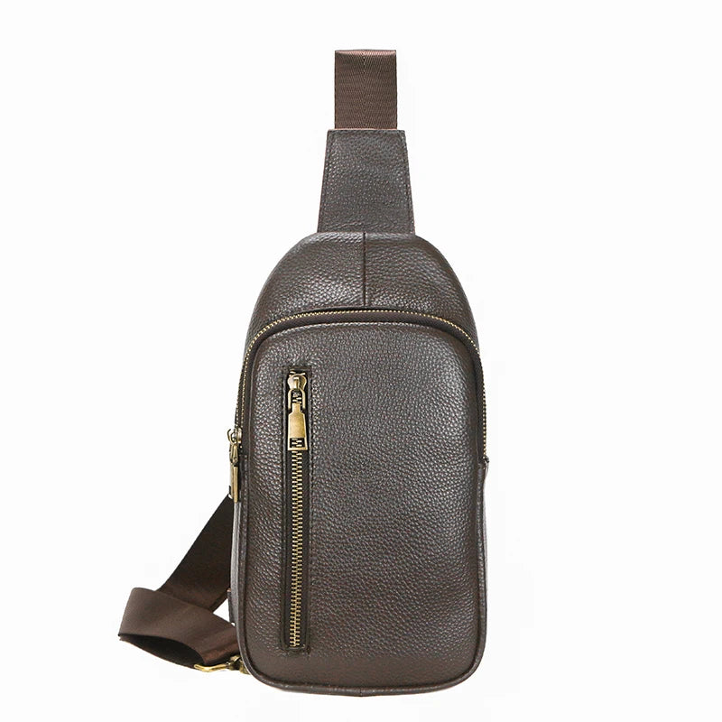 Men's Urban Cross Body Sling Bag in Genuine Leather