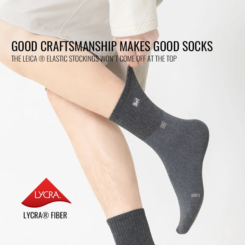 MiiOW Pure Cotton Crew Socks (5 Pairs)