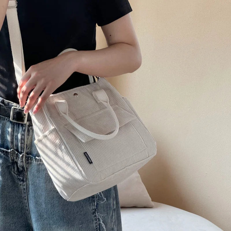 Corduroy Fashion Bag