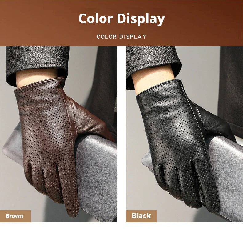 Men's Genuine Leather Gloves for Men