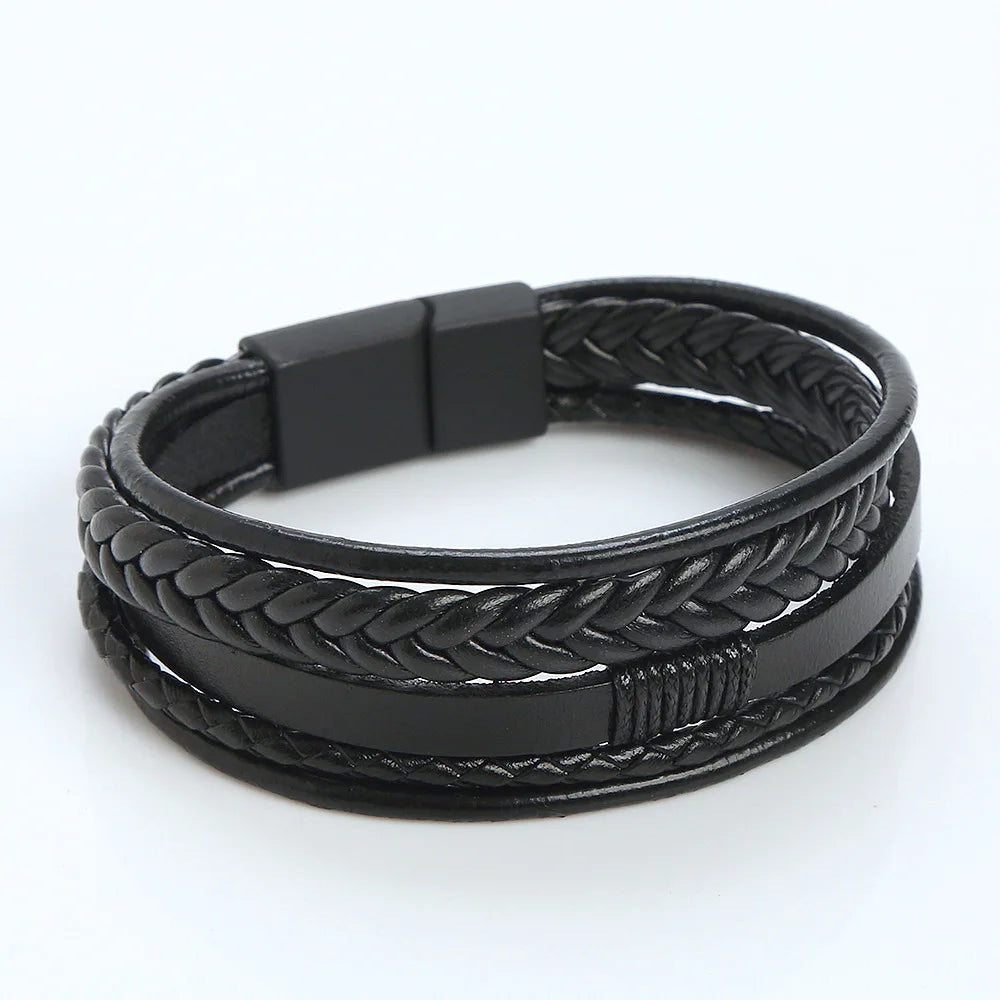 Men's Genuine Leather Bracelet