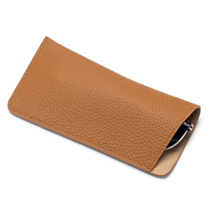 Elevate Your Essentials: The Ultra-Slim Grain Leather Sunglasses Sleeve