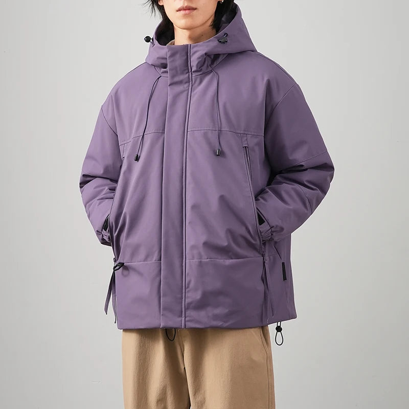 DUKEEN “Brutalism & Bass” 90% White Duck Down Waterproof Parka Puffer