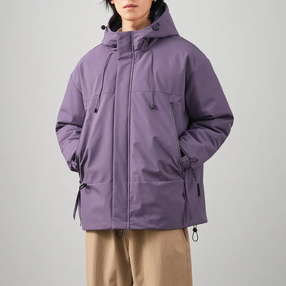 DUKEEN “Brutalism & Bass” 90% White Duck Down Waterproof Parka Puffer