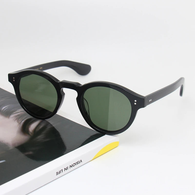 The Archive Circle: Sculpted Acetate Polarised Sunglasses