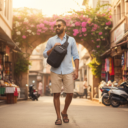 The Urban Vanguard Sling Crossbody Bag | Security Meets Style