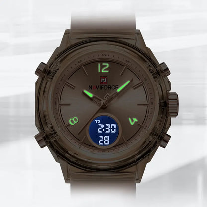 The Navigator: Women's Multifunctional Dual-Time Sport-Chic Quartz Movement Wristwatch