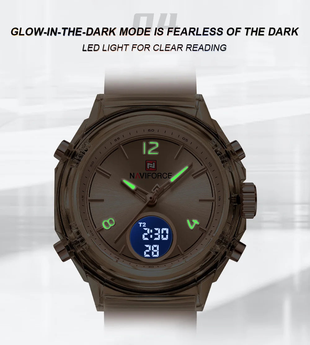 The Navigator: Women's Multifunctional Dual-Time Sport-Chic Quartz Movement Wristwatch