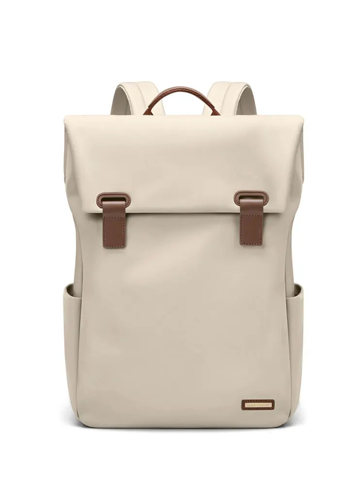Minimalist Women's Laptop Backpack - Waterproof, Anti-Theft, & Elegant School/Work Daypack