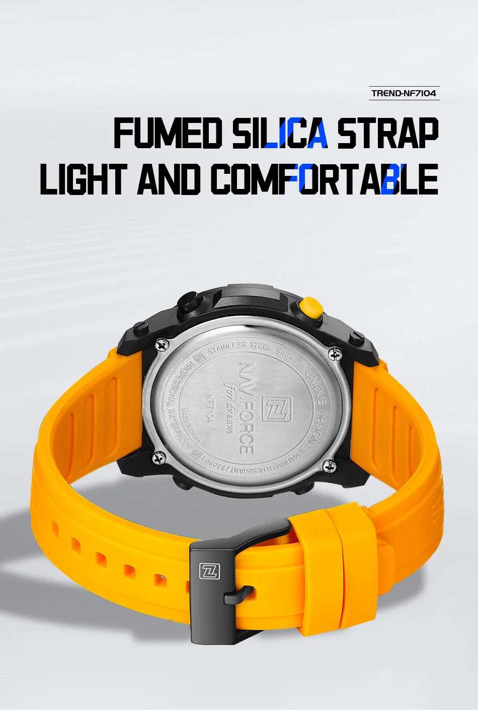 The Navigator Digital Sports Watch - Engineered for the Urban Explorer NAVIFORCE NF7104