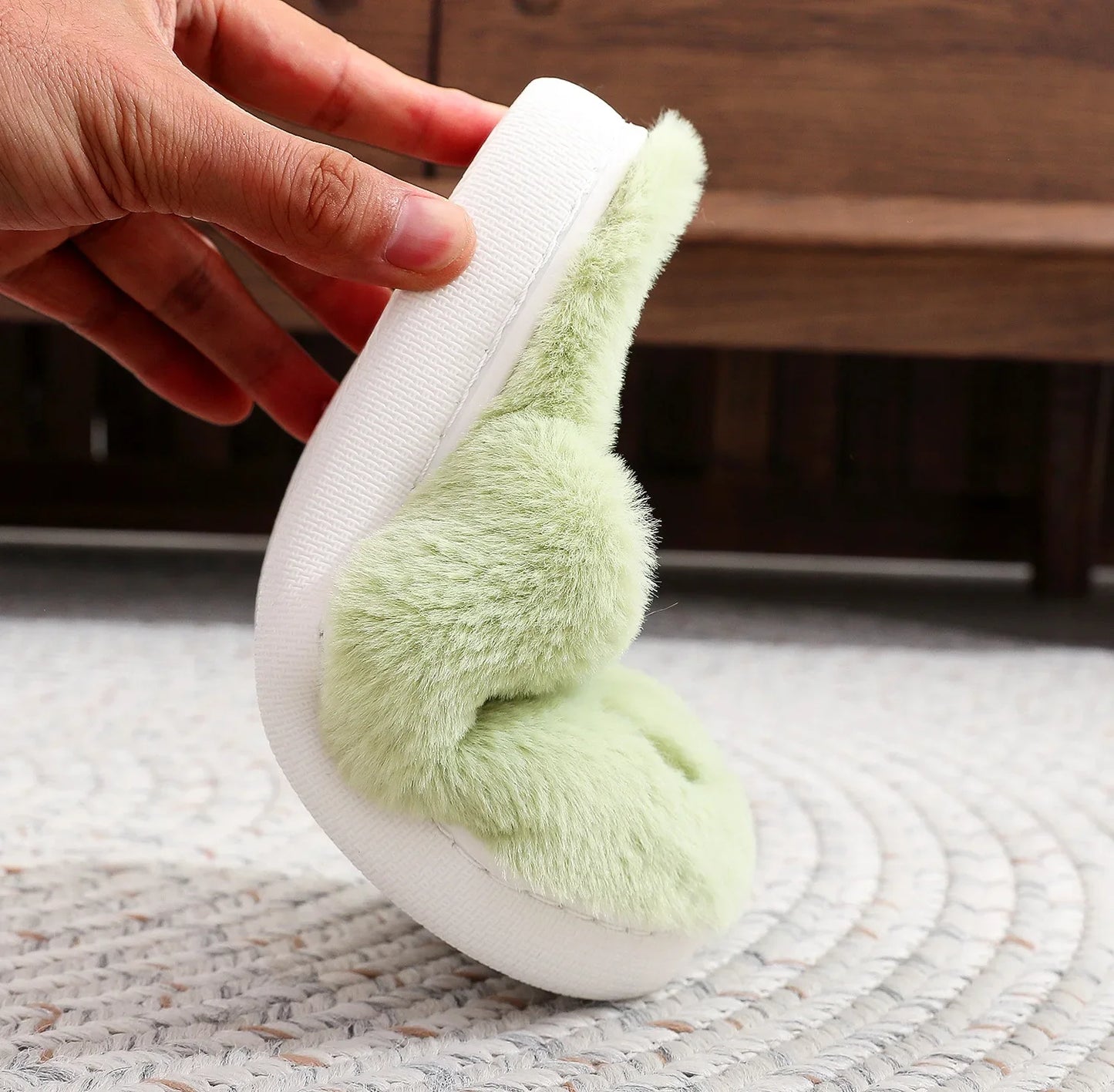 Women's Christmas Plush Winter Slippers