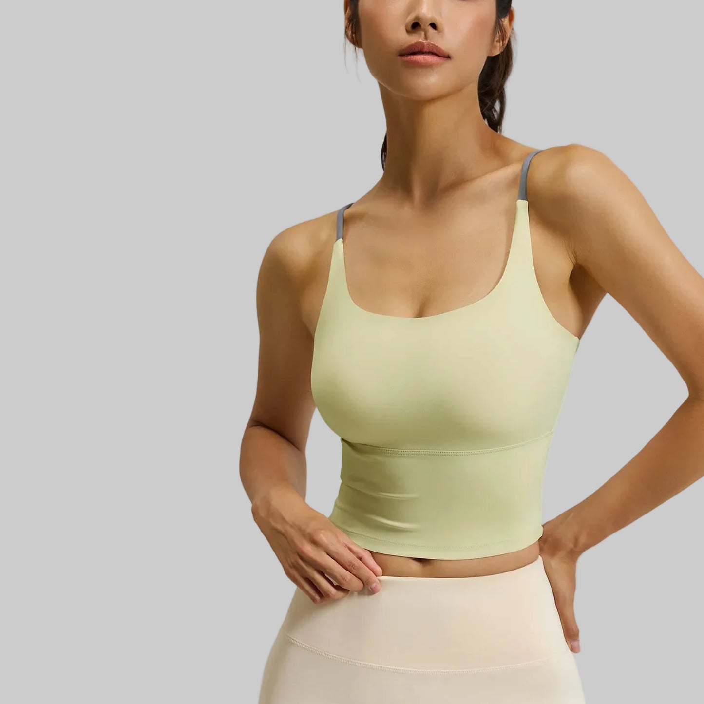 The Sculpt & Flow Longline Sports Bra