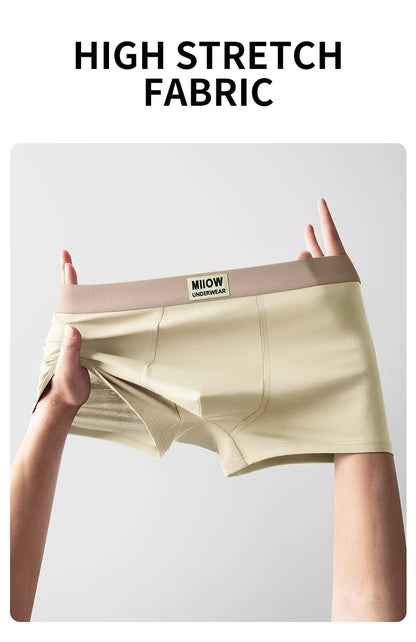 MiiOW Combed Cotton Antibacterial Plus Size Boxer Shorts (3-Pack)