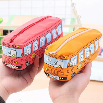 Wheels of Wonder: The Ultimate School Bus Pencil Case