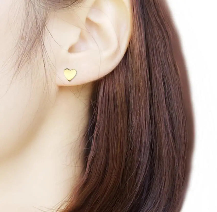 Sweet Heart Stud Earrings