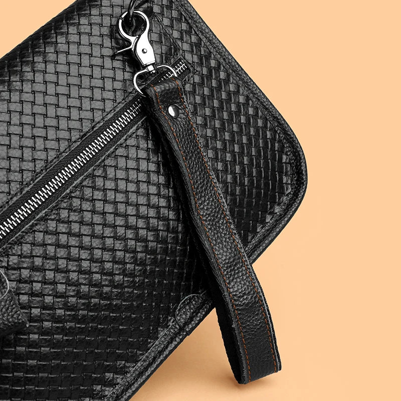 Men's Genuine Leather Cross Body Bag