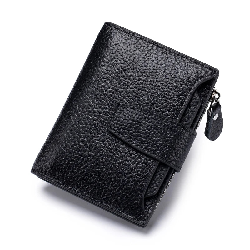 Women's Existentialist Compact RFID Wallet  | Top Grain Leather