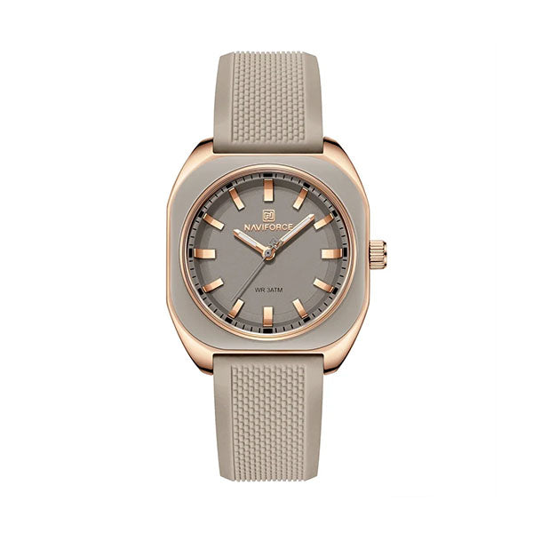 The Naviforce Polygon Women's Watch: Sculpted Simplicity for the Modern Wardrobe