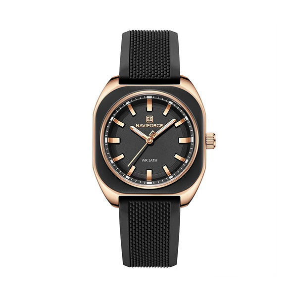 The Naviforce Polygon Women's Watch: Sculpted Simplicity for the Modern Wardrobe
