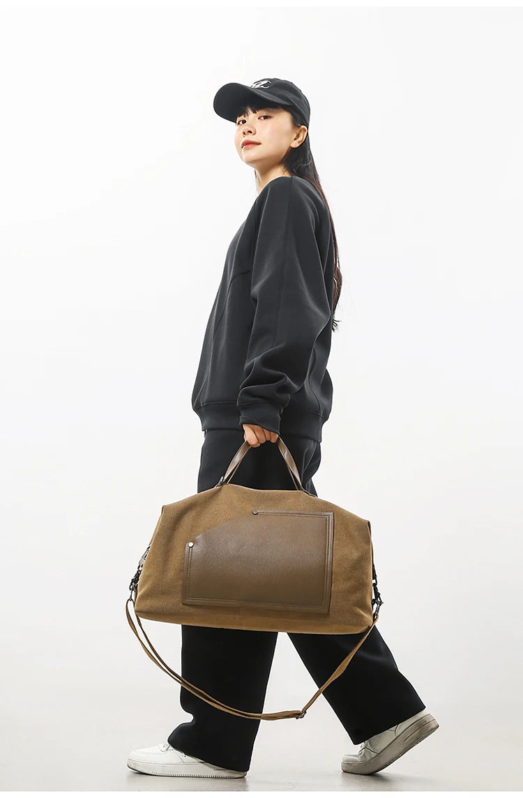 Urban Canvas Travel Duffel: Style Meets Large Capacity