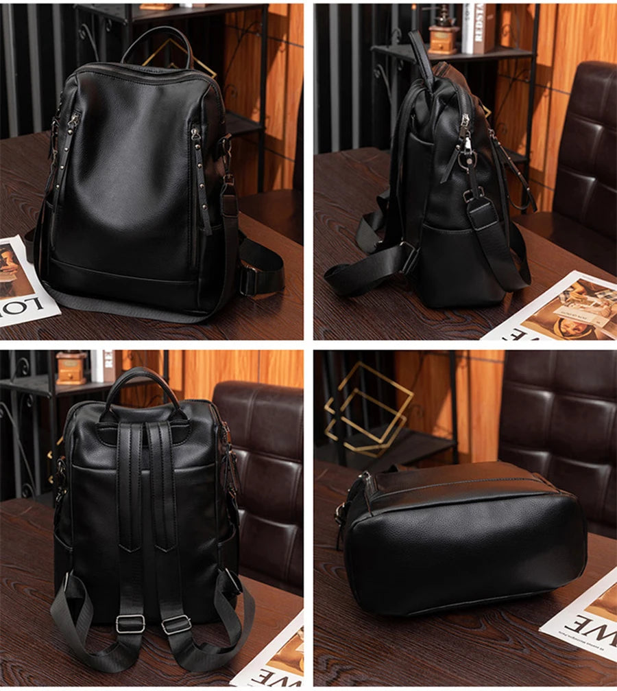 Women's Genuine Leather Backpack