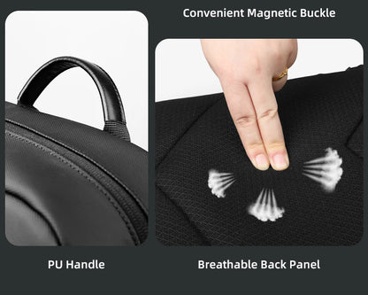 The Modern Commuter: HEROIC KNIGHT Flap Laptop Backpack