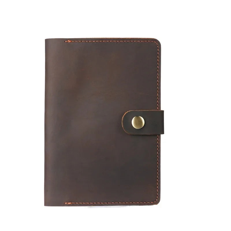 The Nomad’s Daily Anchor | Genuine Leather Pocket Journal Cover