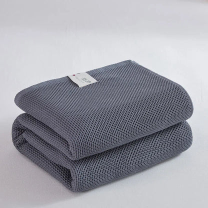 Air-Knit Waffle Summer Blanket | 100% Cotton
