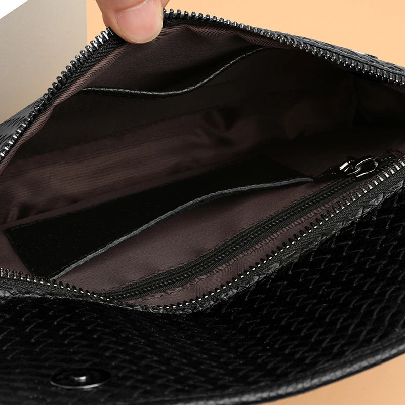 Men's Genuine Leather Cross Body Bag