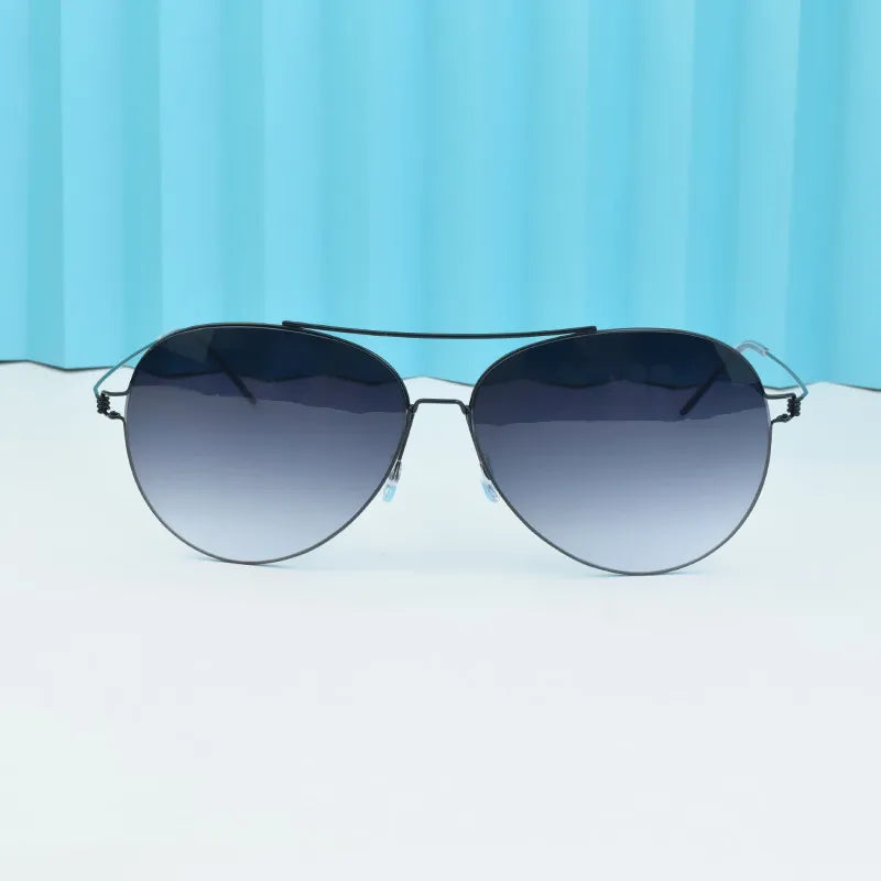 Weightless Style: The Retro Oval Aviator Sunglasses for Modern Explorers