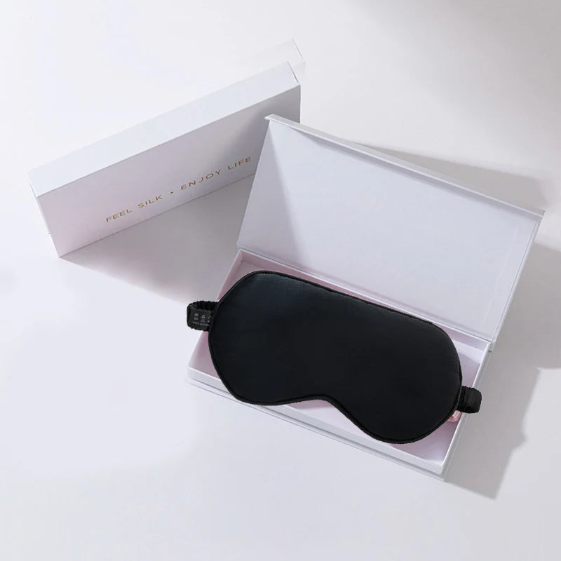 The Nocturne Eye Mask: 16 Momme Pure Mulberry Silk Sleep Sanctuary