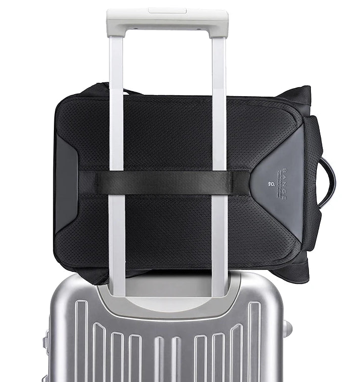 Bange Anti-Theft Urban Backpack 15.6” — Waterproof Softback with Belted Lock Detail