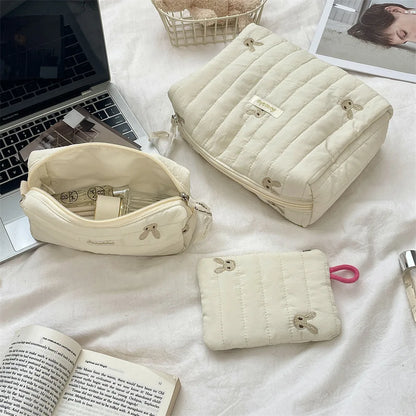 Quilted Cosmetic Bag