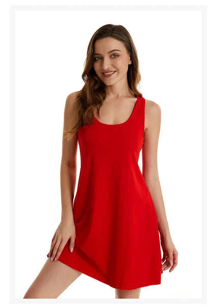 Summer Breeze Sleep-to-Street A-Line Mini Dress