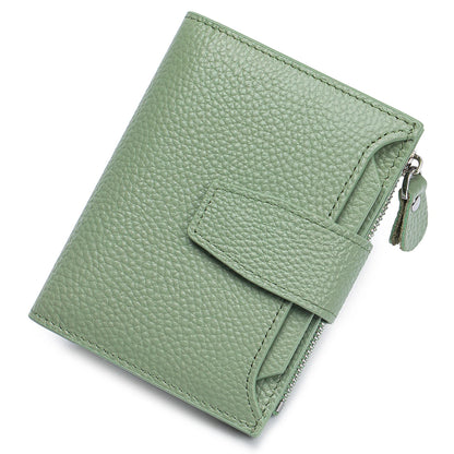 Women's Existentialist Compact RFID Wallet  | Top Grain Leather