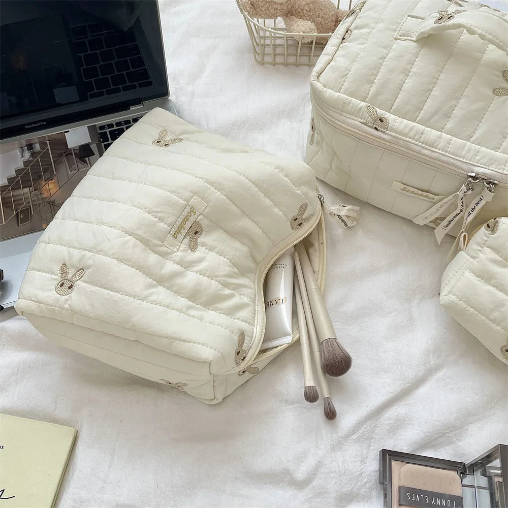 Quilted Cosmetic Bag