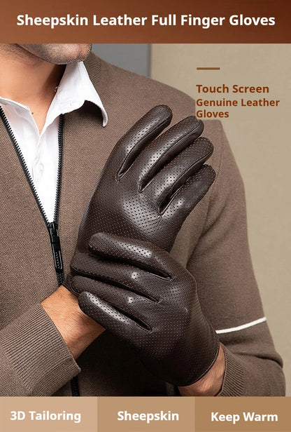 Men's Genuine Leather Gloves for Men