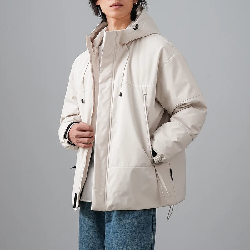 DUKEEN “Brutalism & Bass” 90% White Duck Down Waterproof Parka Puffer