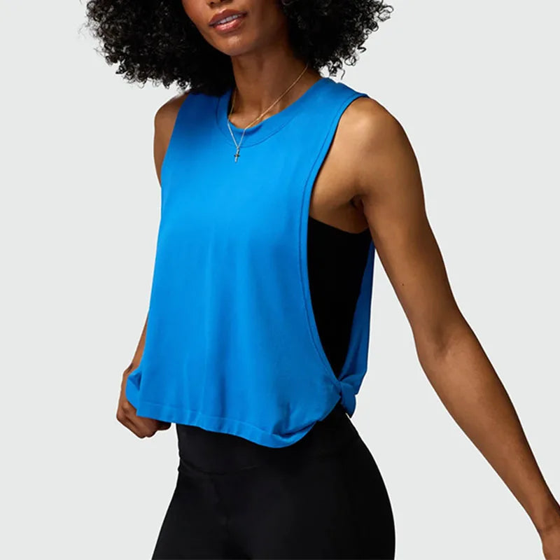 Aura Mesh-Back yoga Tank