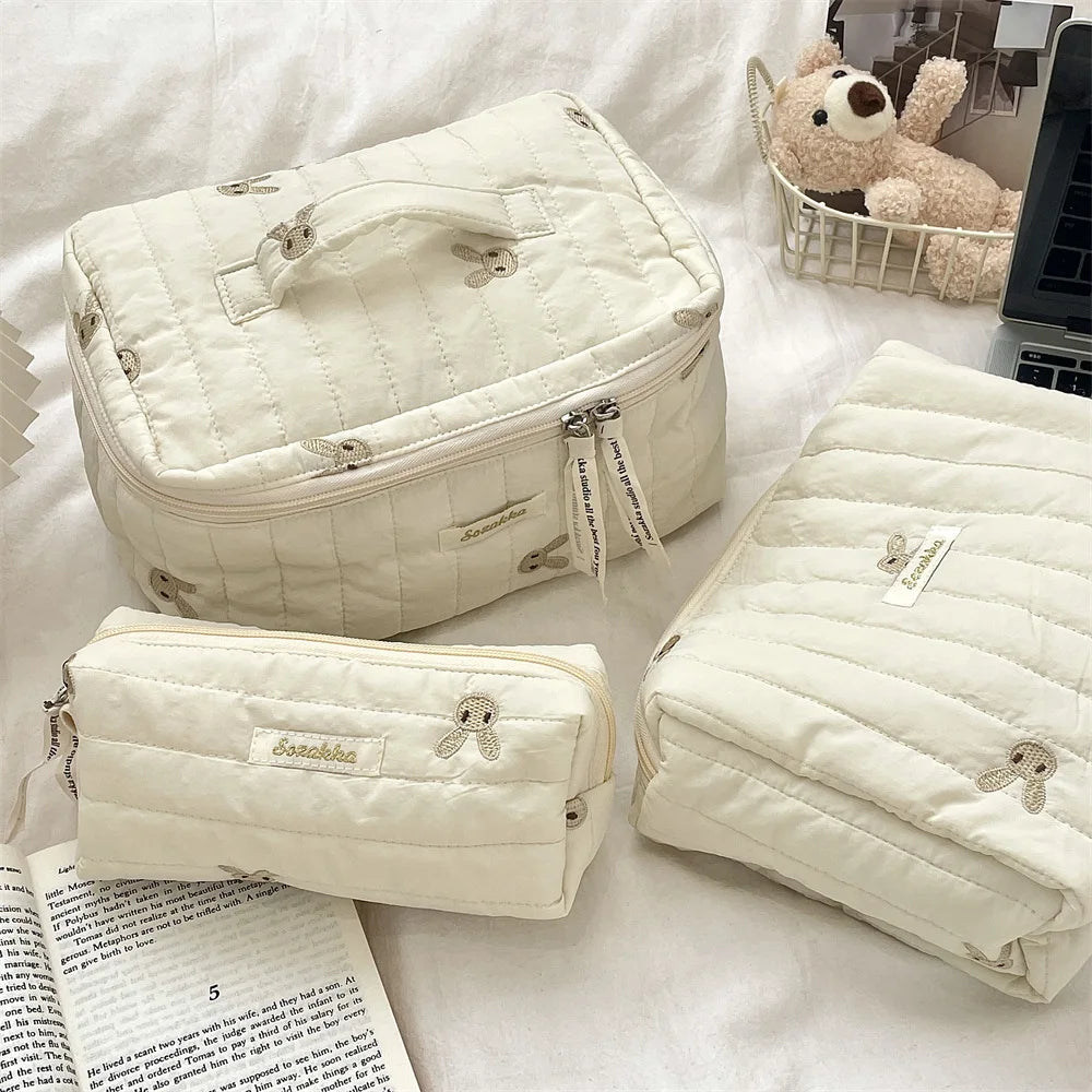 Quilted Cosmetic Bag