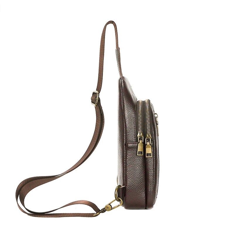 Men's Urban Cross Body Sling Bag in Genuine Leather