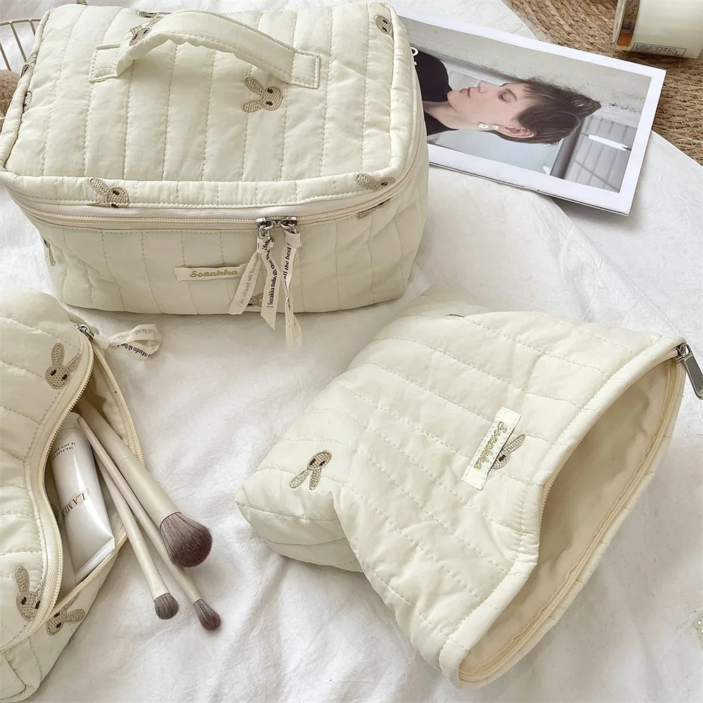 Quilted Cosmetic Bag