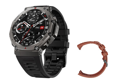 Men's T-Rex 3 GPS Smartwatch - 1.43" AMOLED, 5ATM Waterproof, Fitness Tracker for Men