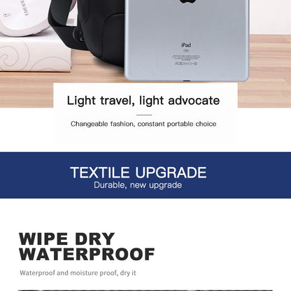 Men's Tripper Anti-Theft Lock Crossbody Messenger Bag