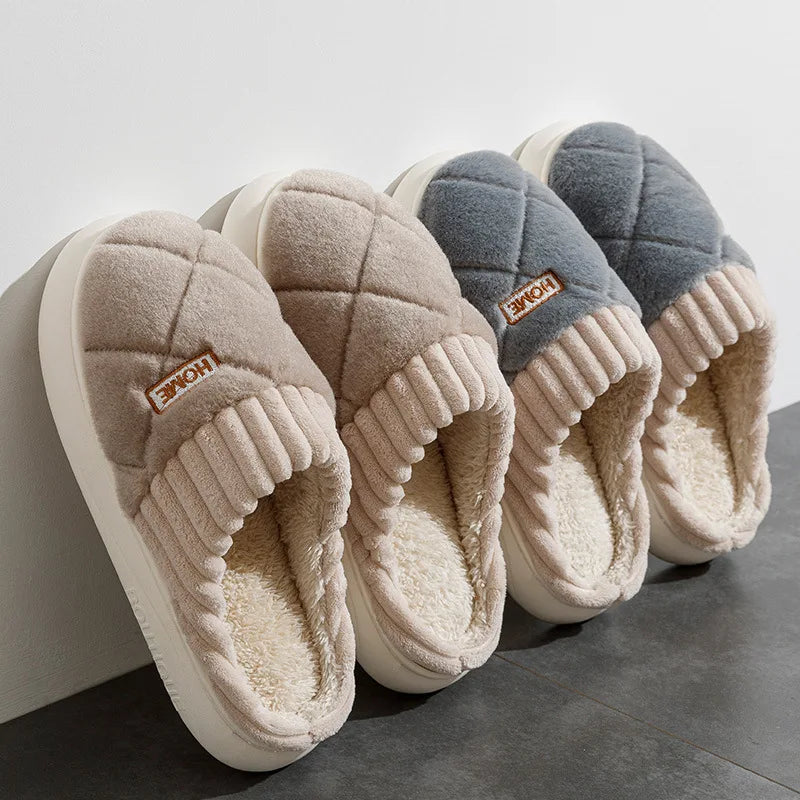Women's Cloud-Comfort Plush Home Slippers