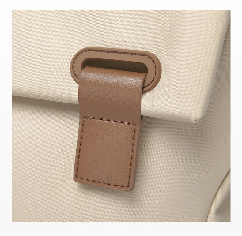 Minimalist Women's Laptop Backpack - Waterproof, Anti-Theft, & Elegant School/Work Daypack