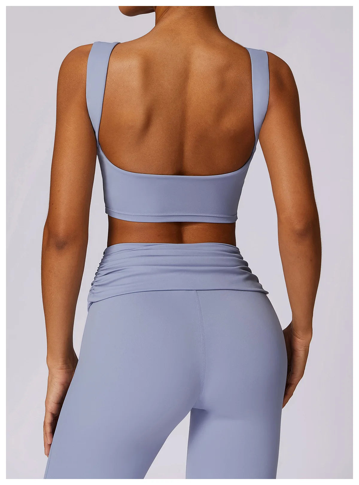 Women's Yoga & Gym Sport Vest | Seamless Knit Crop Top