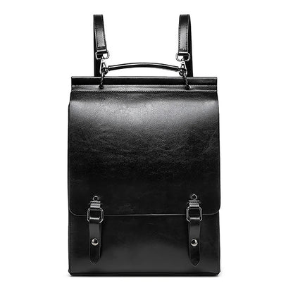 Women's Cowhide Leather Backpack | Convertible Crossbody & Shoulder Bag