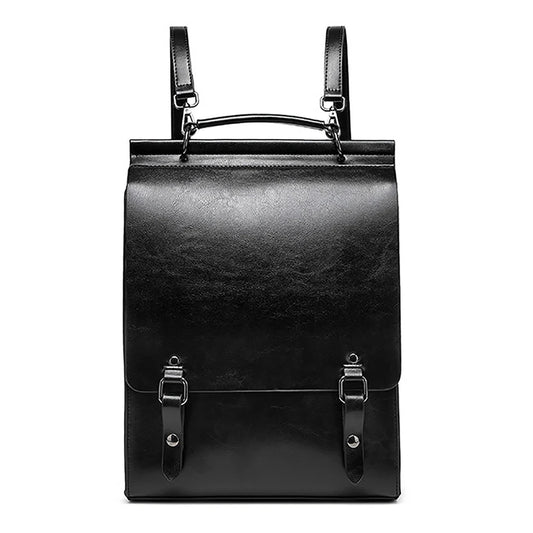 Women's Cowhide Leather Backpack | Convertible Crossbody & Shoulder Bag